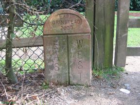 Greenwich Meridian Marker; England; West Sussex; East Grinstead